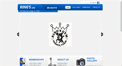 Desktop Screenshot of kingsgym.com